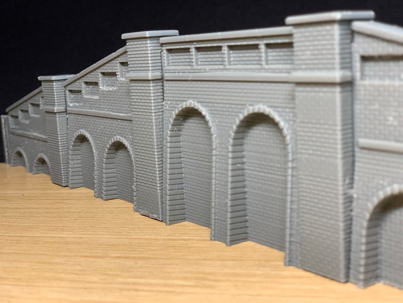 Printable N Scale Retaining Walls