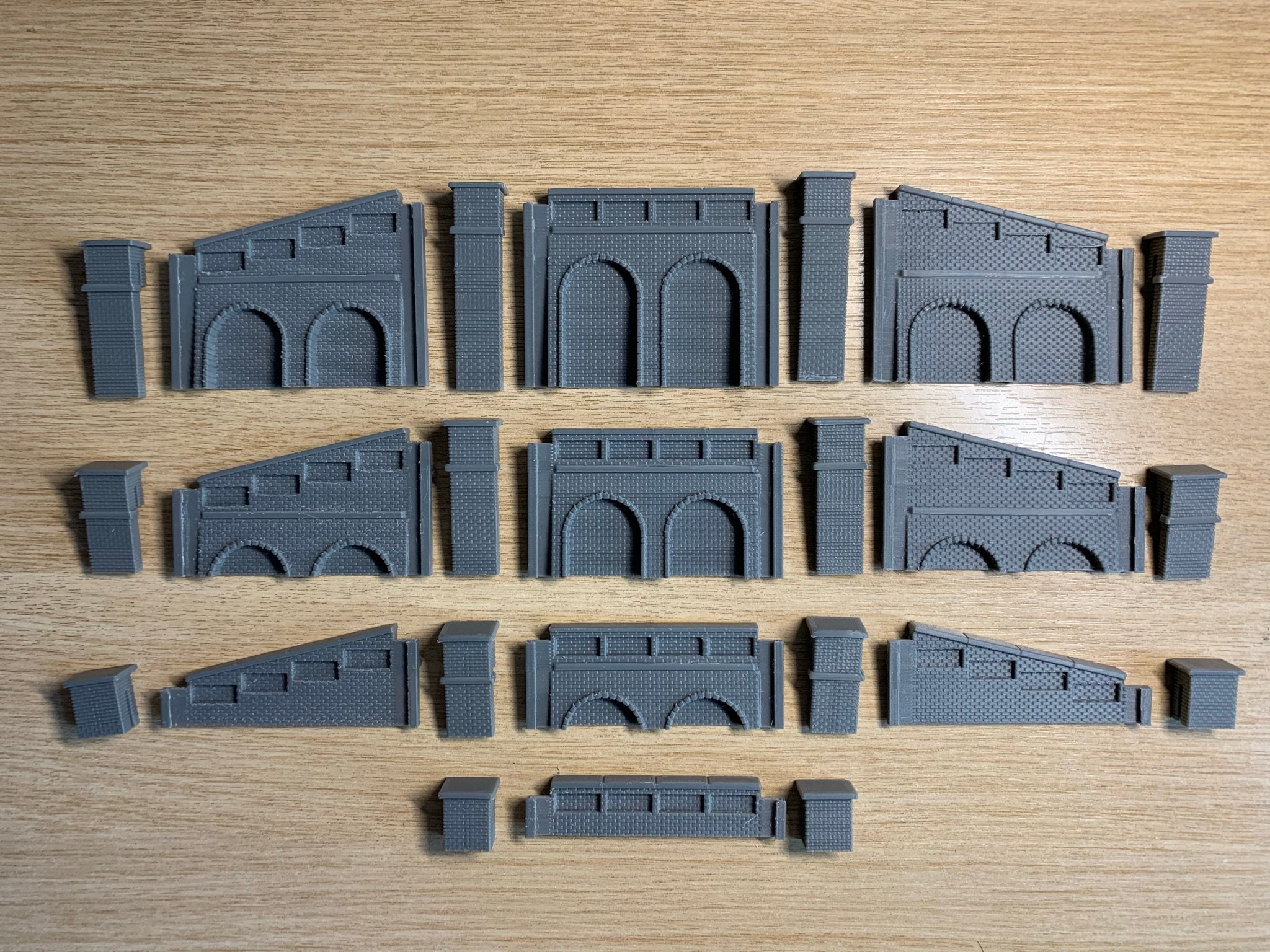 N Gauge Retaining Walls for Model Railways 1:148 Scale | Etsy UK