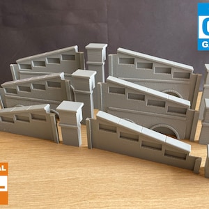 OO Gauge Retaining Walls Slopes For Model Railways - 1:76 Scale - Digital Download