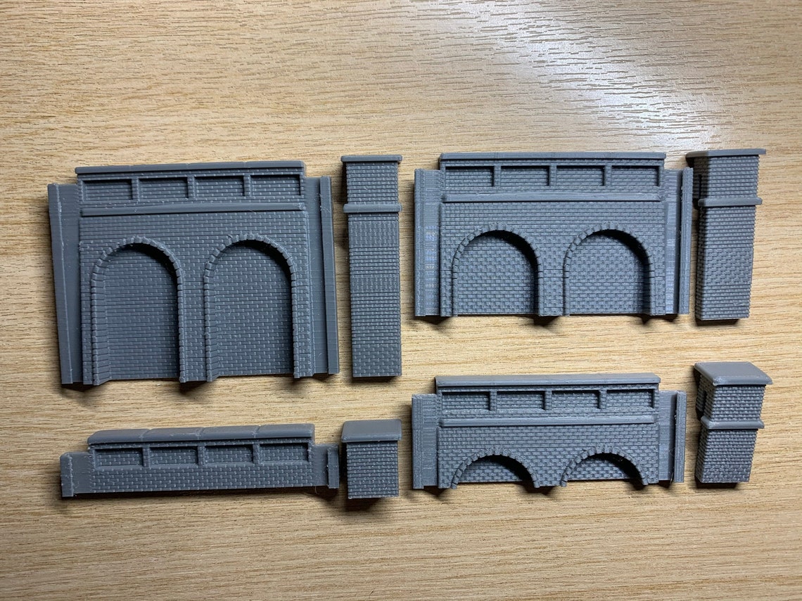 N Gauge Retaining Walls for Model Railways 1:148 Scale | Etsy UK
