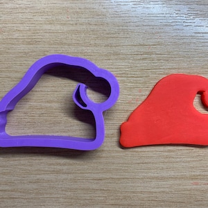 Father Christmas/Santa Hat Shaped Polymer Clay Cutters - 10 Size