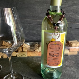 Wine Tags, Bar Tags, Barware, Bottles Tags, Bottle Jewels, Gift Tags, Wine Accessory