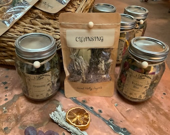 9  Oz. CLEANSING Simmer Pot Potpourri | Simmer Pot Potpourri | Simmer Pot | Organic Simmer Pot | Hygge Living | Stovetop Simmer Pot