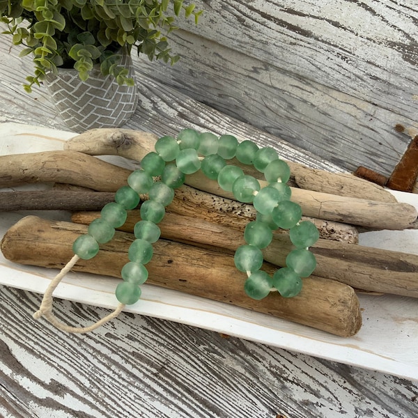 Jumbo Recycled Glass Beads Etsy