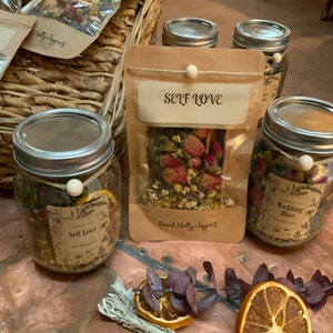 9 Oz. SELF LOVE Simmer Pot Potpourri | Simmer Pot Potpourri | Simmer Pot | Organic Simmer Pot | Hygge Living | Stovetop Simmer Pot