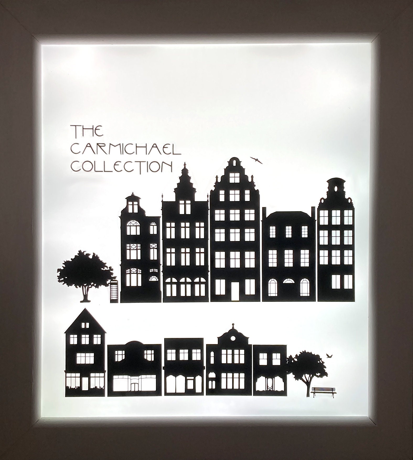 Set of 5 tall architectural/building decals for magazine Etsy