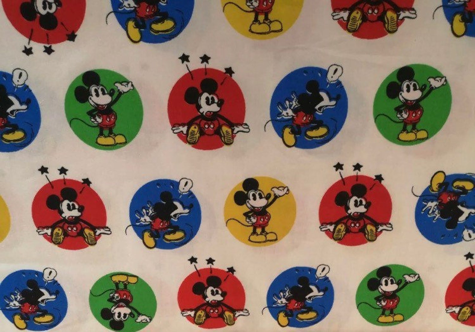 mickey mouse fabric toy box
