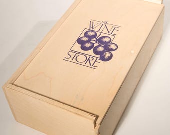 The Wine Store Empty Two Bottle Wine Box