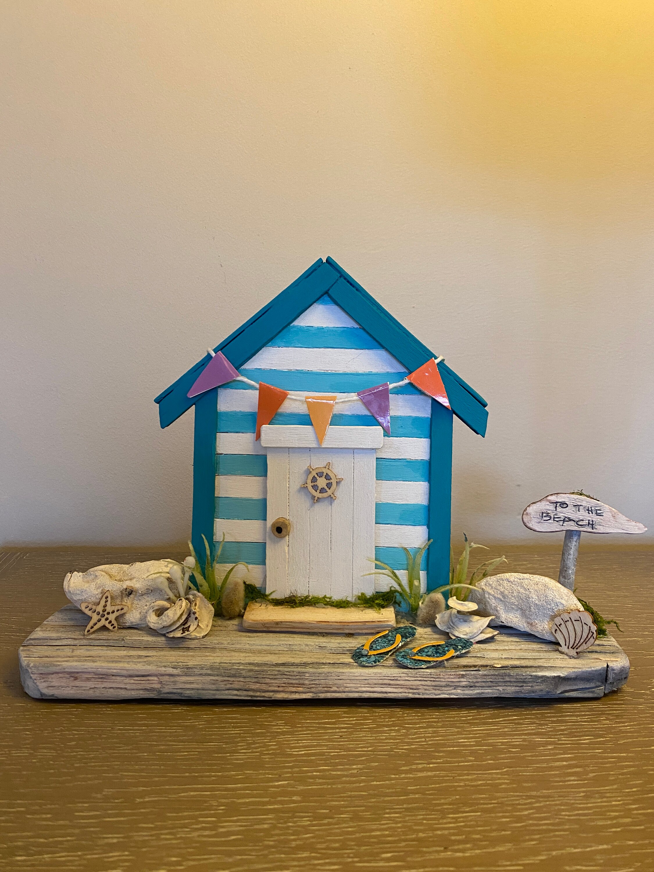 Miniature Beach Hut miniature Seaside HutBeach Hut Etsy