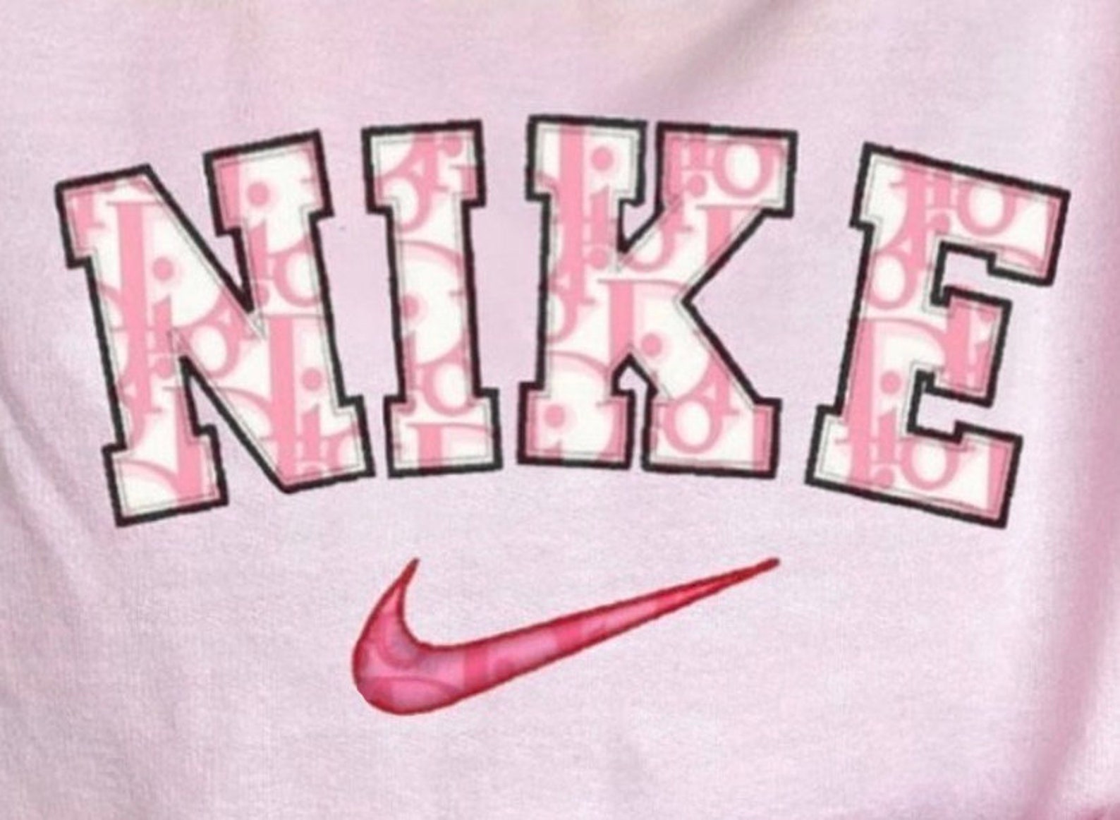 NIKE Dior Full Thread Embroidery Machine Design 3 Size 96 | Etsy