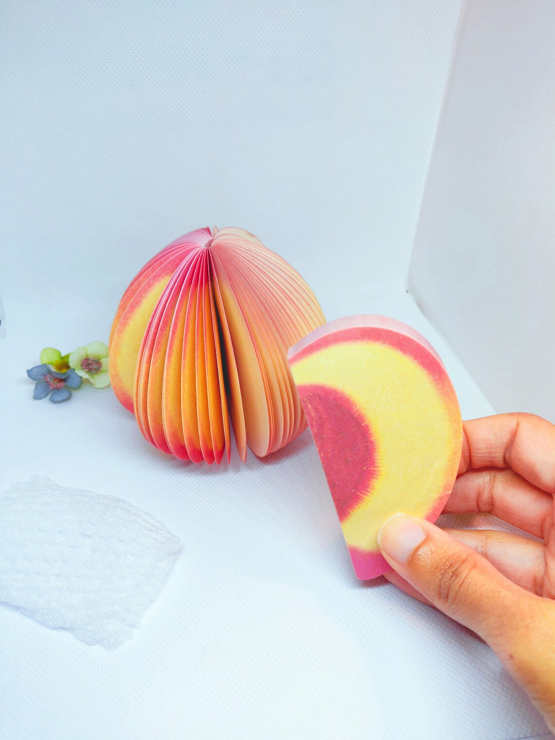 CUTE NOTEPADS FRUIT Notepads Peach Notepads Peach Etsy