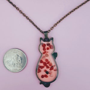 CUTE CAT NECKLACE , Cat lady gift , Cat Charm Necklace , Cat Pendant Necklace , Cat Charm Jewelry , Kitten Necklace , Necklace for Kids