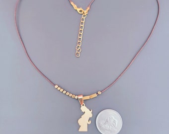 PREGNANCY GIFT For New MOM , Stainless Steel Necklace , Pregnant Mom Pendant , Mother and Baby Necklace , Gift for New Mom , Free Shipping