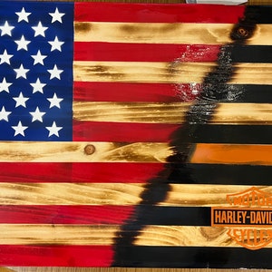 Wooden flag
