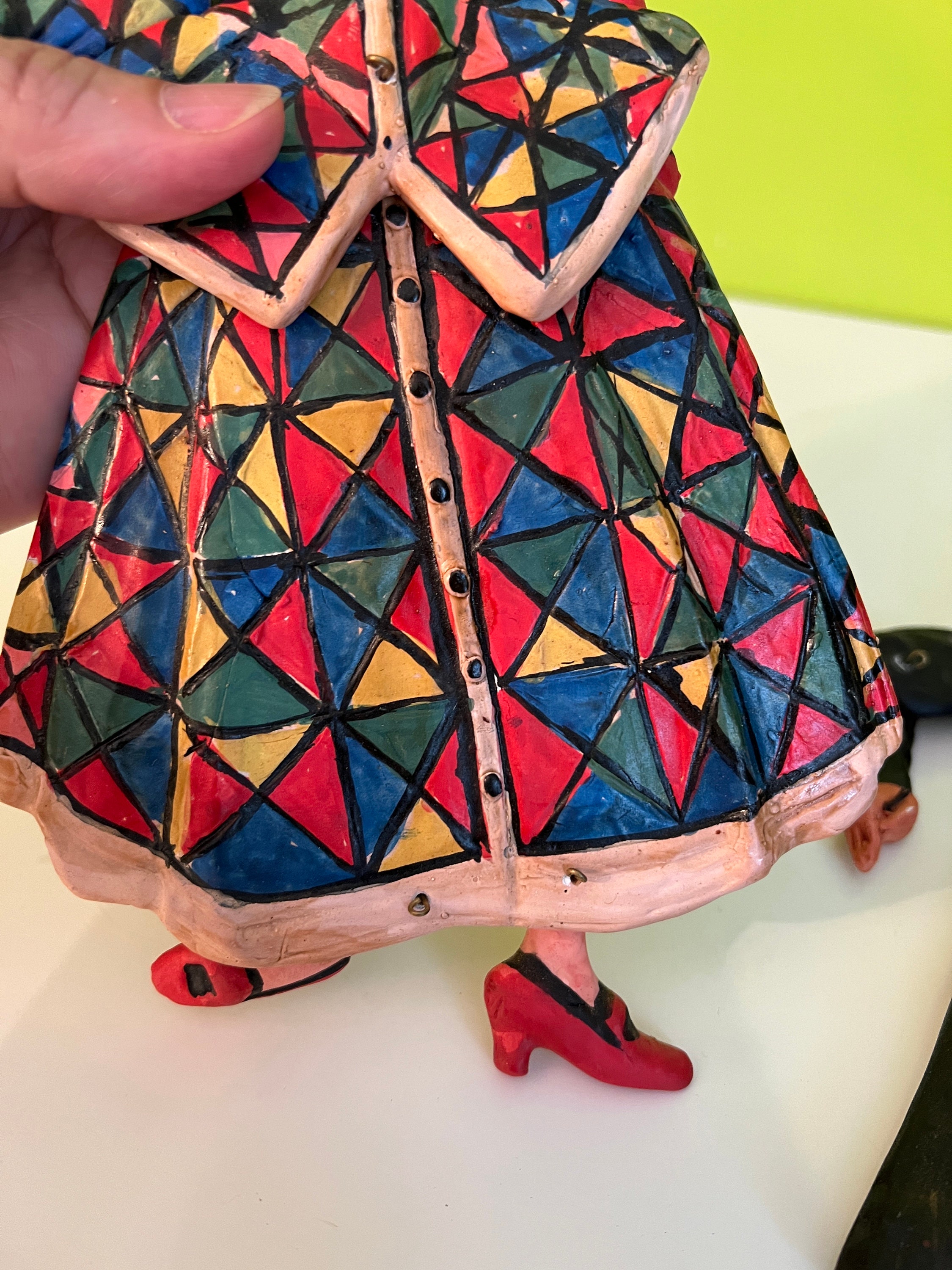 Commedia Dellarte Pottery Arlecchina and Etsy