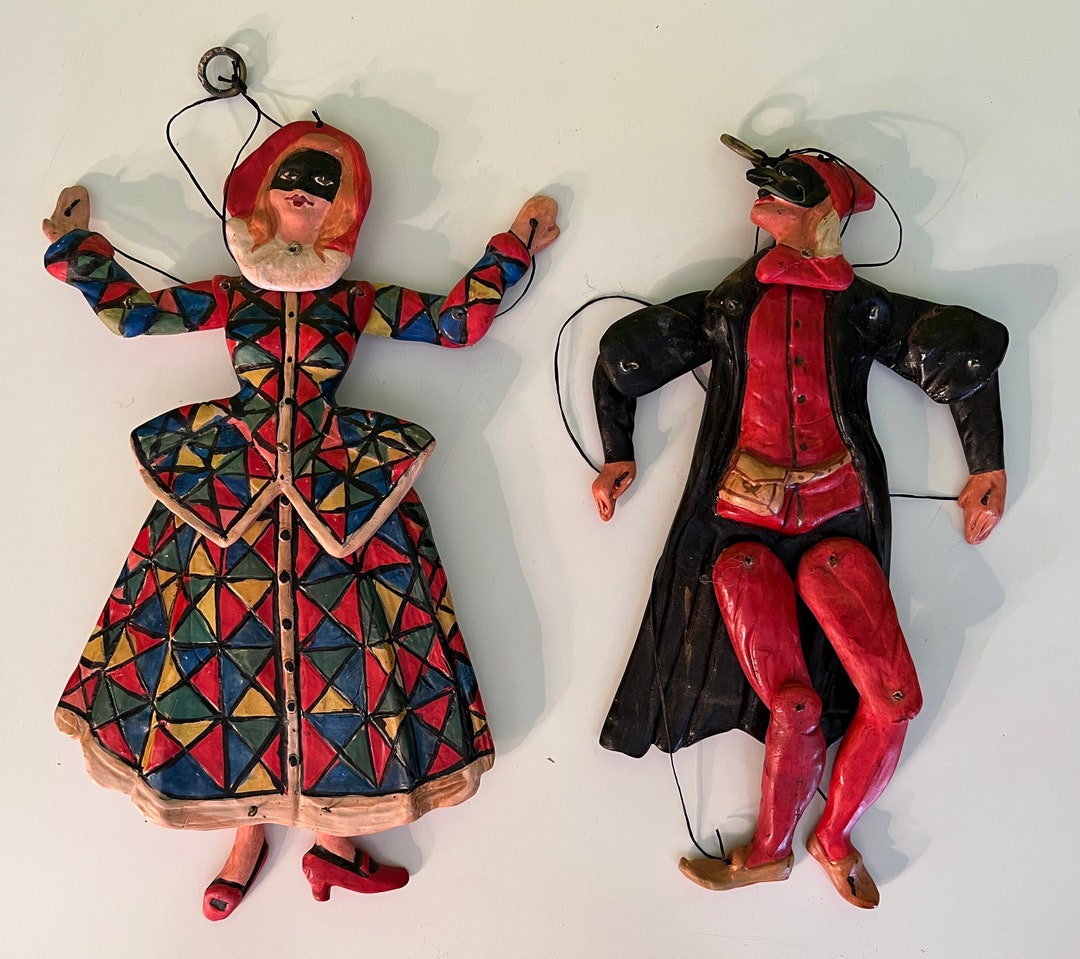 Commedia Dellarte Pottery Arlecchina and Etsy