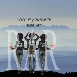 My Sister&#39;s Keeper 20 oz. Straight Skinny Sublimation Tumbler Template