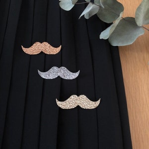 Mustache brooch