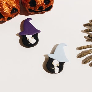 Hexe Katze Kühlschrankmagnet, gruselige Accessoires, Halloween Magnete für Frauen, Oktober Geburtstag Geschenk für Jugendliche, Strumpfstopf für sie