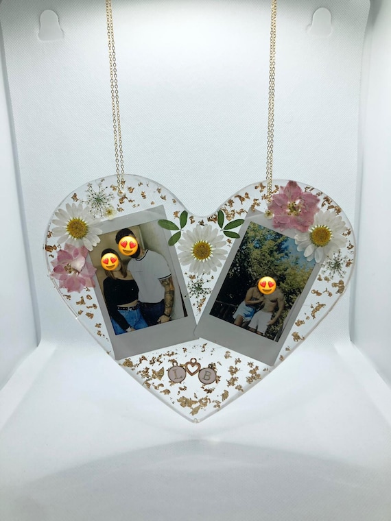 HEART Resin Wall Hang- 2 Pictures