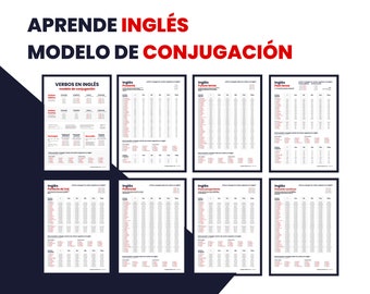 Aprende inglés - Modelo de conjugacion para aprender ingles rapido y efectivo
