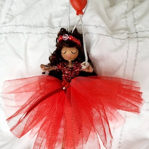 Beautiful Hand made Valentine Fairy Doll made in the UK &lt;3 Bespoke handcrafted & personalised for you or as a gift.