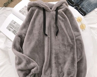 cute fuzzy sweatshirts
