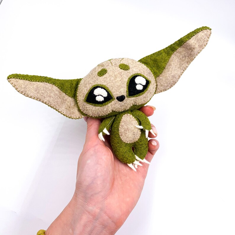 PDF pattern Felt Baby Yoda Toy Sewing Pattern PDF. Handmade Etsy