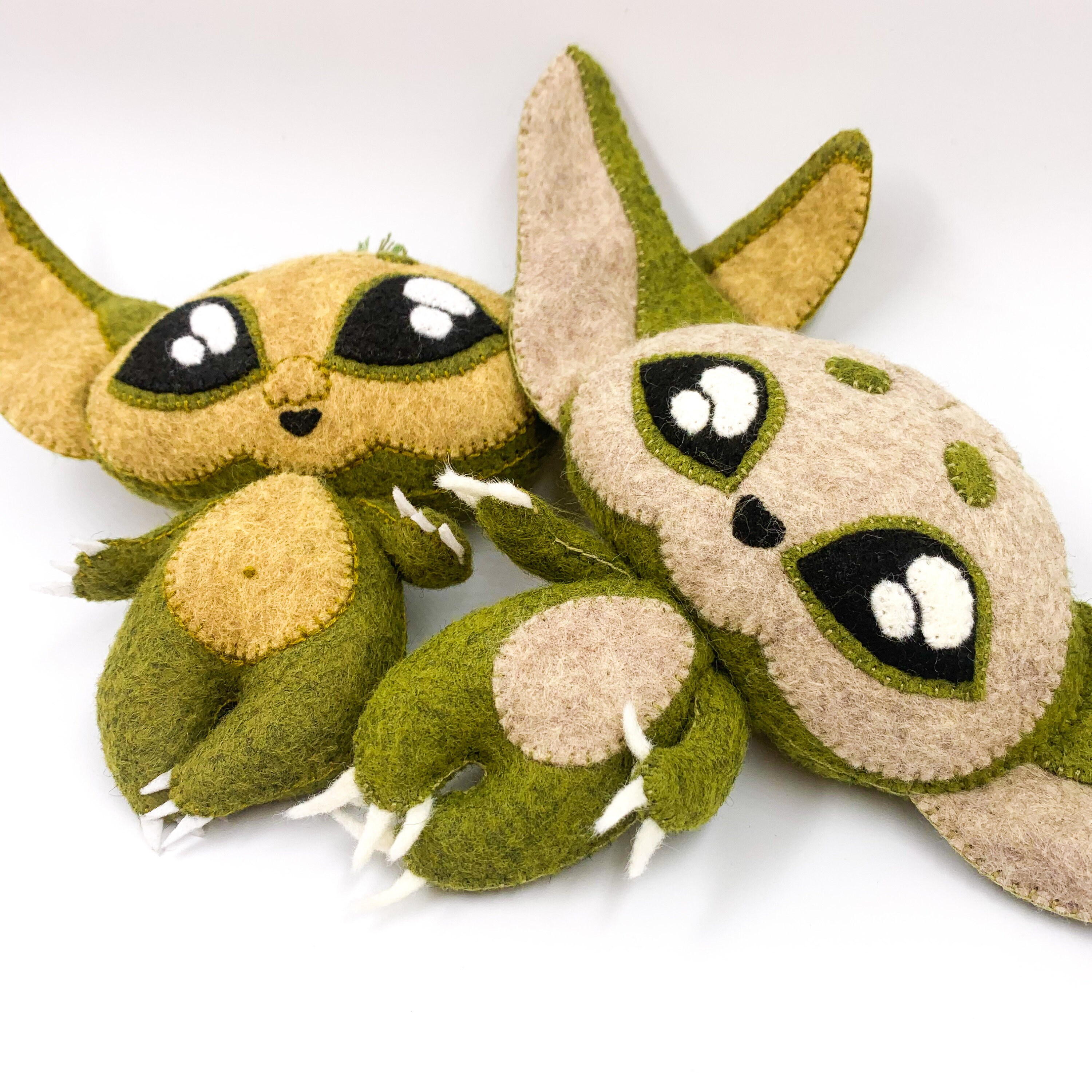 Felt Baby Yoda Toy Sewing Pattern PDF. Handmade stuffed toy Etsy