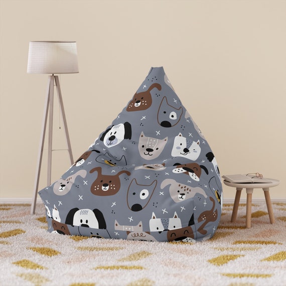 Bean Bag Chair for Kids Dog Bean Bag Chair for Toddlers Teens Bean Bag Cover for Boys and Girls Gift for Kids Gift for Dog Mom Dog Dad Etsy Canada