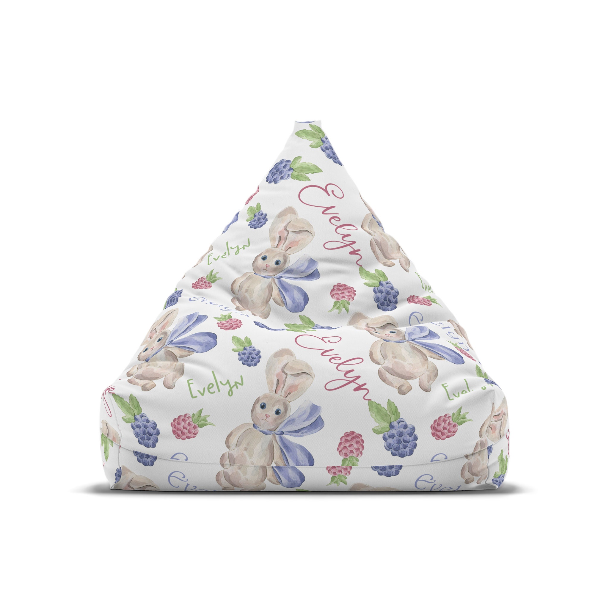 Personalized Bean Bag Chair for Girls Bean Bag Cover for Kids Etsy