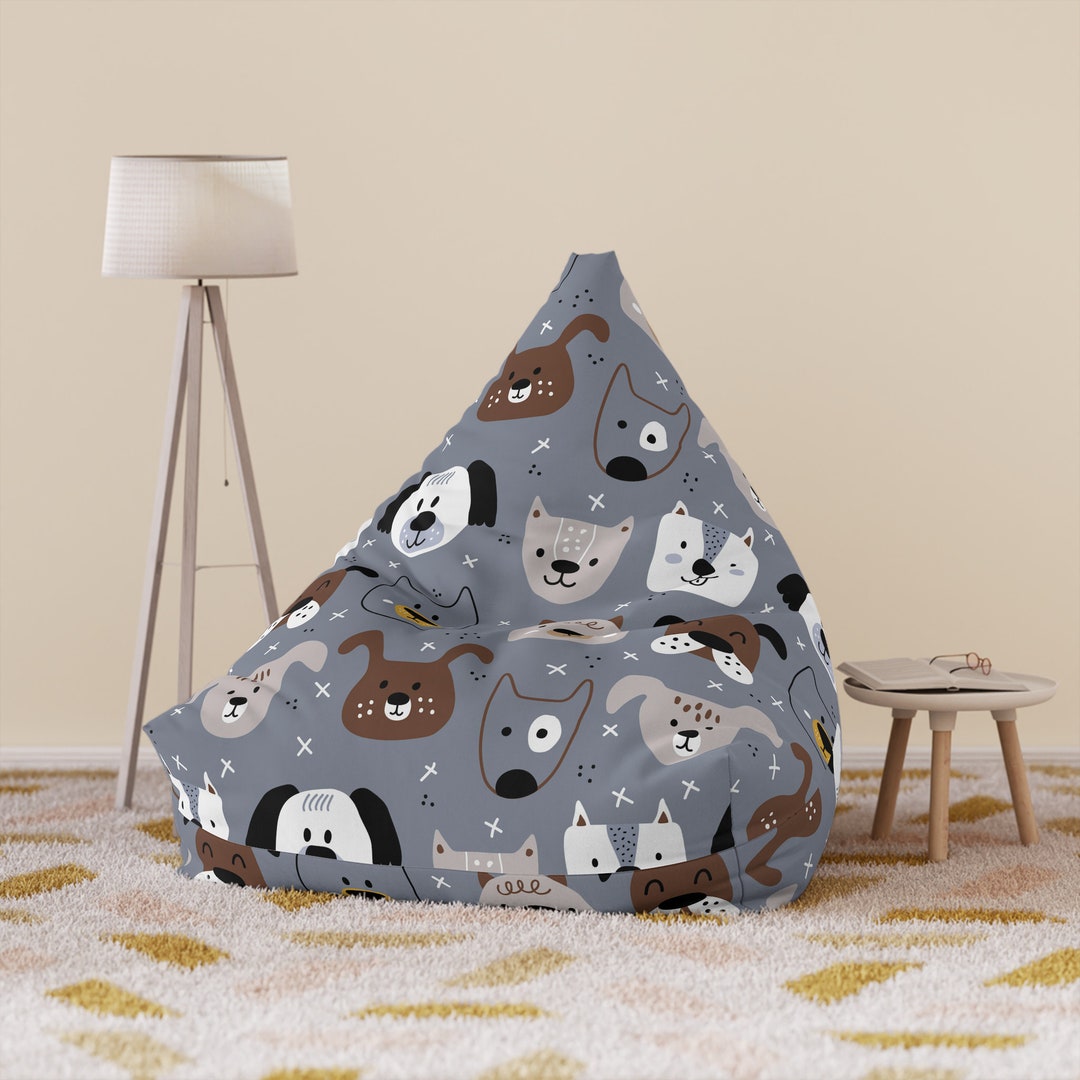 Bean Bag Chair for Kids Dog Bean Bag Chair for Toddlers Etsy