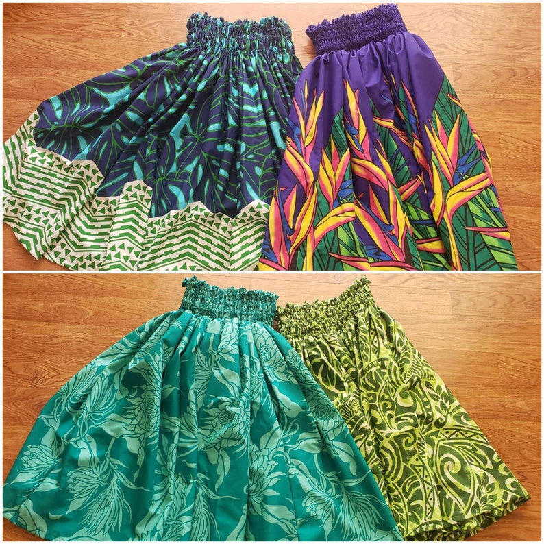 Pa'u Skirt/hula Skirt Made to Your Order Etsy