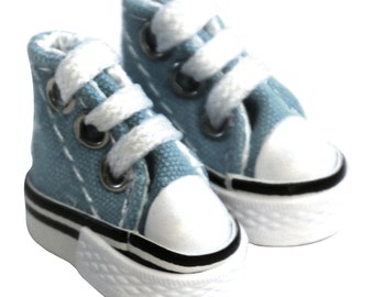 Ieron – 4 Paires De Mini Chaussures En Toile Pour Doigts (Finger Skate) – Noir Et Blanc – Accessoire Déco Et Cadeau