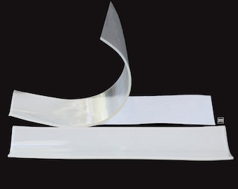 1mm Crystal Clear Silicone Fingerboard Tape - 65A Durometer Tape for Fingerboarding, Mini Skateboards and More