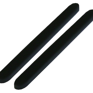 Black Classic Shape Fingerboard Board Rail Set with Die Cut 3M Adhesive Backing - Made in the USA by Finger Space