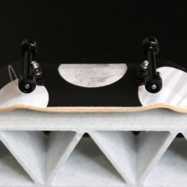 The "Space Bound" Eco Series Fingerboard Complete Setup by Finger Space - Includes Deck, Trucks, Wheels, Tape, Hardware, and Tool