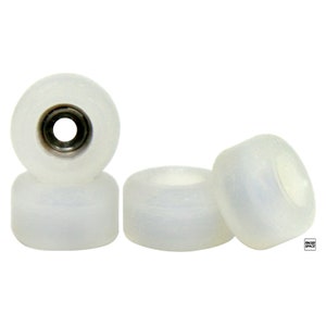 The Glaciers Semi-Clear Nylon Fingerboard Wheels - Miniature Wheels - Miniskate Wheels