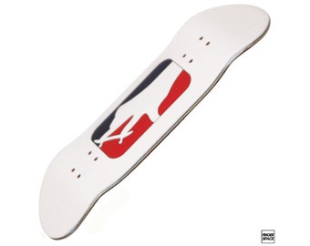 Major League Fingerboard Weiß Grafik Deck von Finger Space | Real Wear Deck Grafik