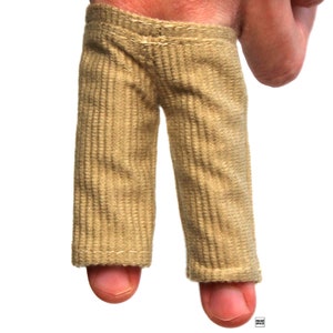 The &quot;Khaki&quot; Miniature Finger Pants for Fingerboarding and Finger Break Dance, Finger Scooter