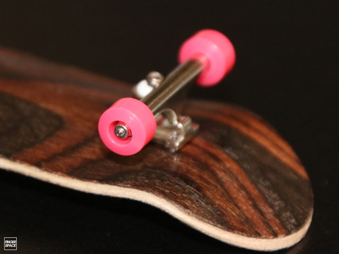 Premium Pink Resin Smoothie Fingerboard Wheels - 80D 