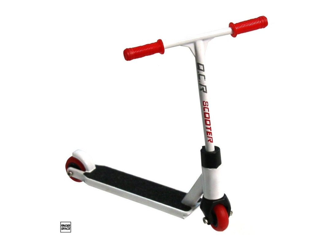 Premium Mini Finger Scooter stardust White Edition by Finger Space