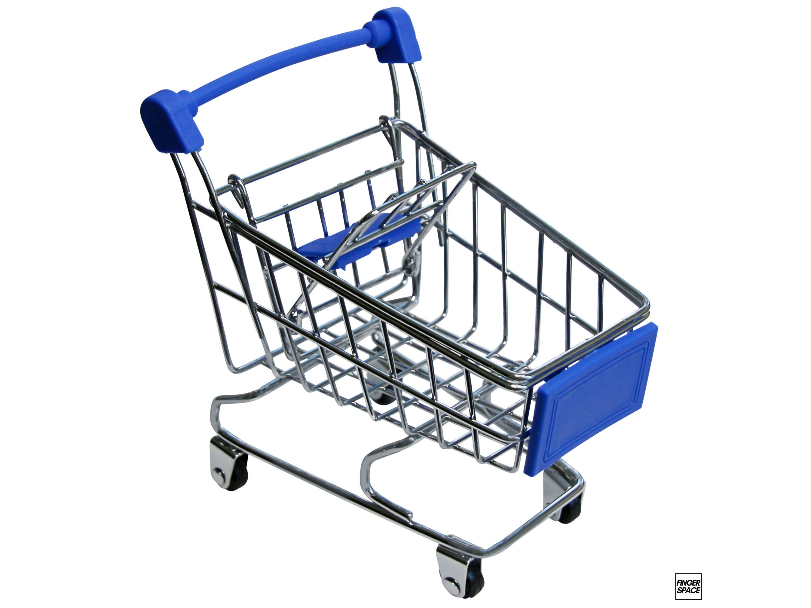 Mini Fingerboard Shopping Cart - Dark Blue Edition by Finger Space -  Great for Fingerboard Tricks and Storage