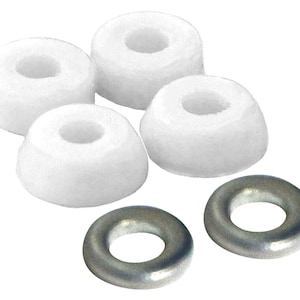 Beta Bushings &quot;White&quot; Professional Urethane Rubber Fingerboard Bushings for Finger Space Trucks, Blackriver Trucks, Tech Deck Trucks