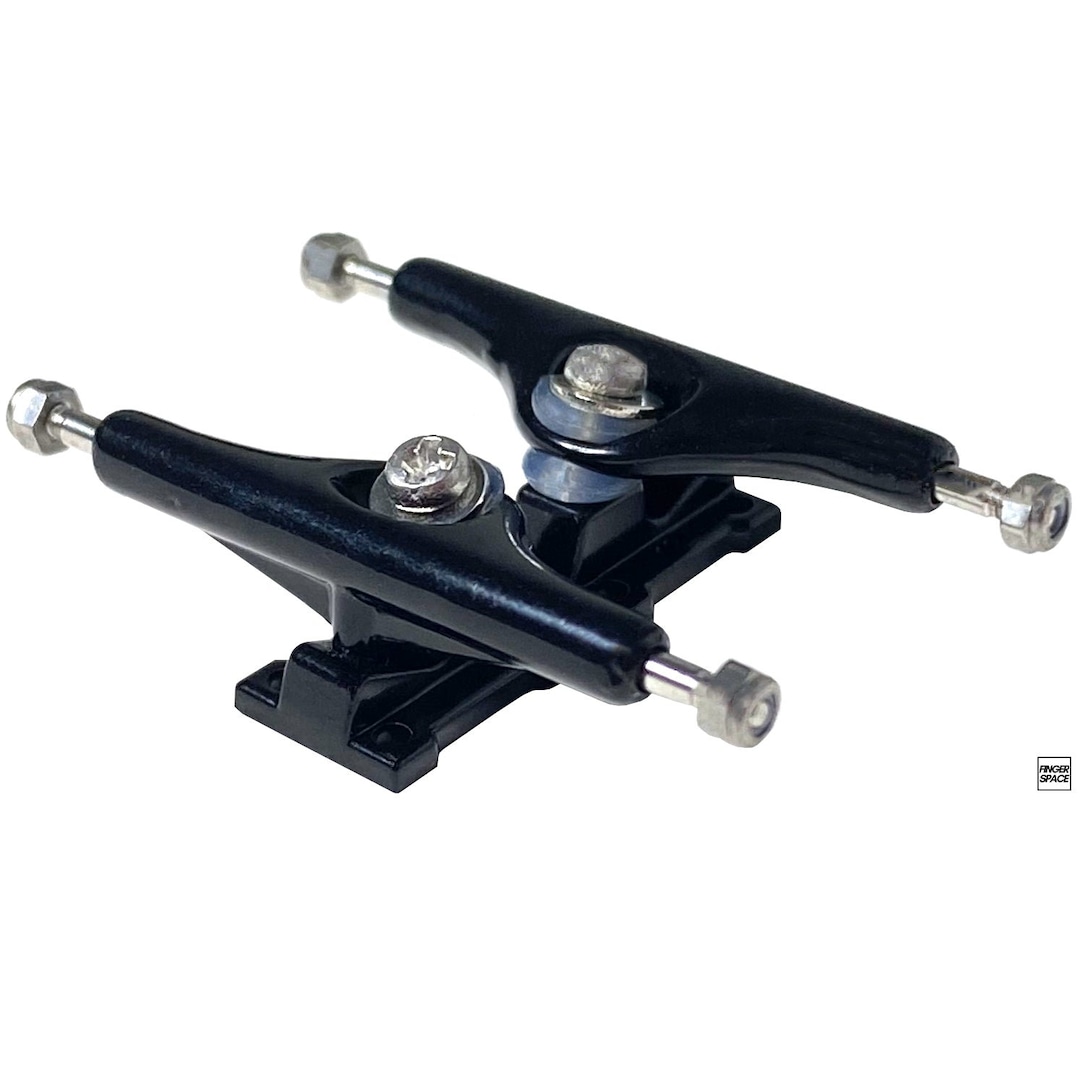 32mm Olympus Pro Fingerboard Trucks hades Black Colorway With Inverted