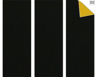 The Dark Night Pack - Combo Pack of Our Premium Black Foam Fingerboard Tape for Fingerboarding, Mini Skateboards and More