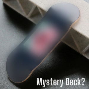 Mystery Deck Eco Series Graphic Fingerboard Deck von Finger Space | Sammle sie alle | Griffbrett