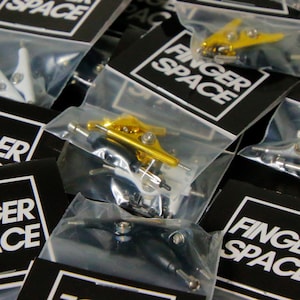 34MM & 32MM Professional Fingerboard Olympus Trucks in 4 Colorway with Inverted Kingpins with Lock Nuts, Screws and Tool | For Fingerboards