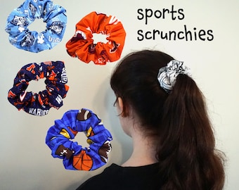 Scrunchie esportivo | UNC | UVA | TV | Bolas esportivas