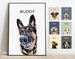 Solo or Duo Pet Portrait Personalized, Pet Supplies, Personalized Gifts, Mother's Day, Dog Passing Away Gift, Portrait personnalise